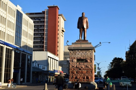 Stature of Joshua Mazibuko Nyongolo Nkomo