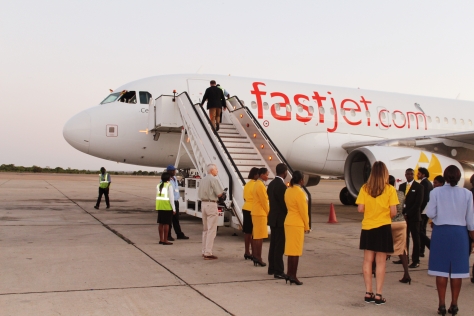 fastjet-Cecil at the Harare International Airport